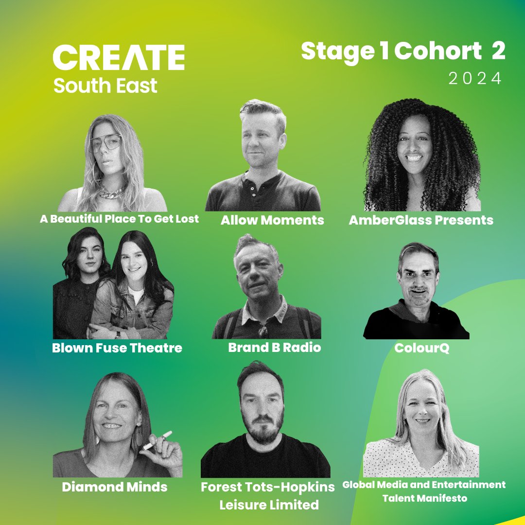 createsoutheast's tweet image. Introducing our second cohort of stage 1 business founders. This group of 25 businesses are joining us on the programme for the rest of the year and includes a range of creative sub-sectors from artists to production studios. Head to our website to find out more!