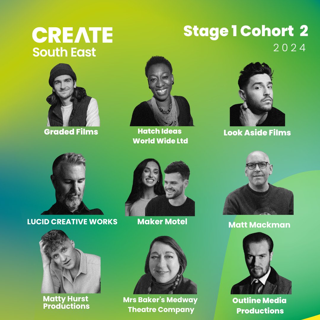 createsoutheast's tweet image. Introducing our second cohort of stage 1 business founders. This group of 25 businesses are joining us on the programme for the rest of the year and includes a range of creative sub-sectors from artists to production studios. Head to our website to find out more!