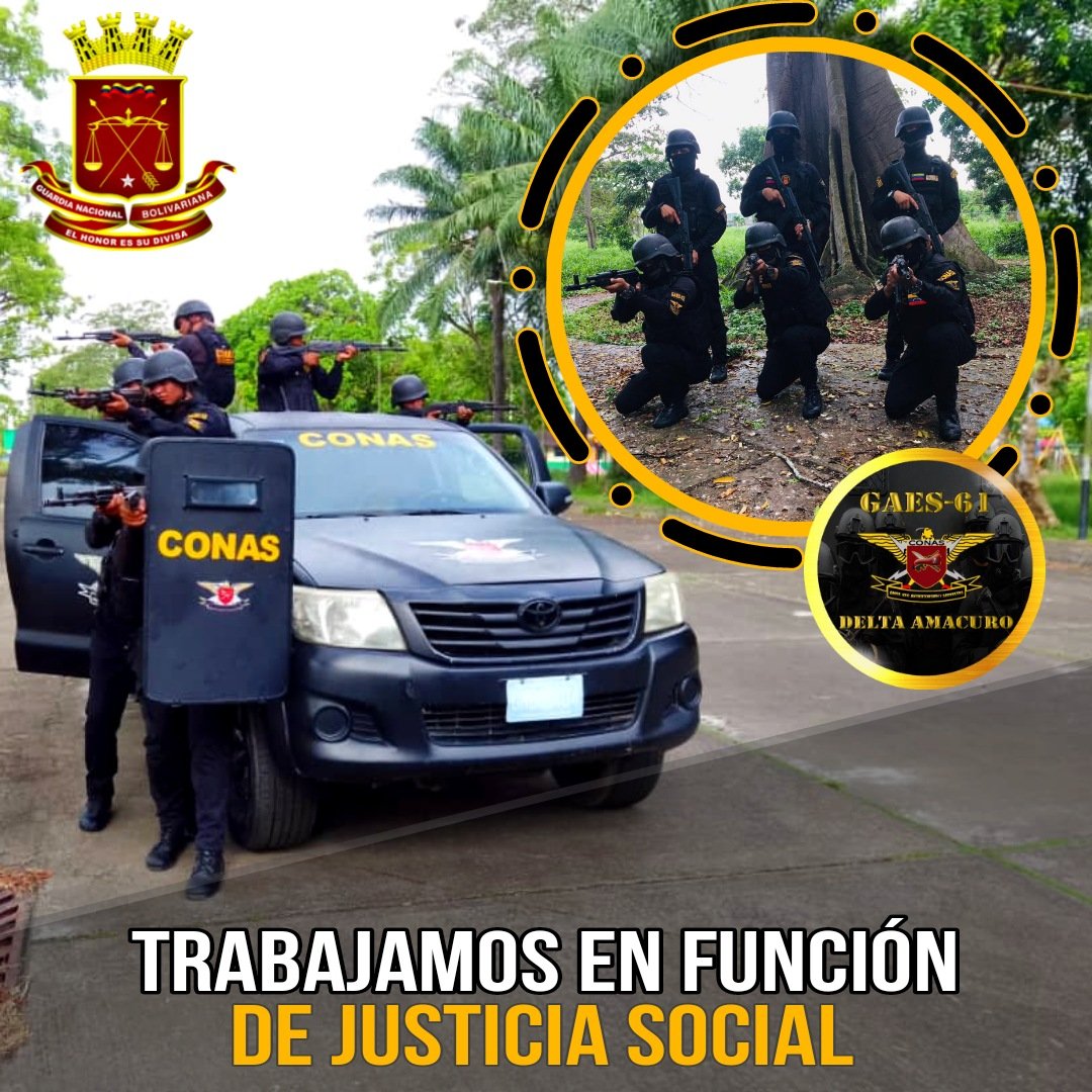 #7Ago Trabajamos incansablemente para garantizar la seguridad y protección de nuestro pueblo venezolano.
.<a href="/ElioEstrada18/">M/G Elio Estrada Paredes</a>