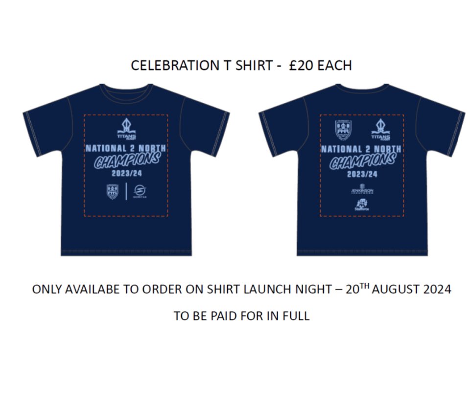 Rotherham Titans Clubshop tweet media