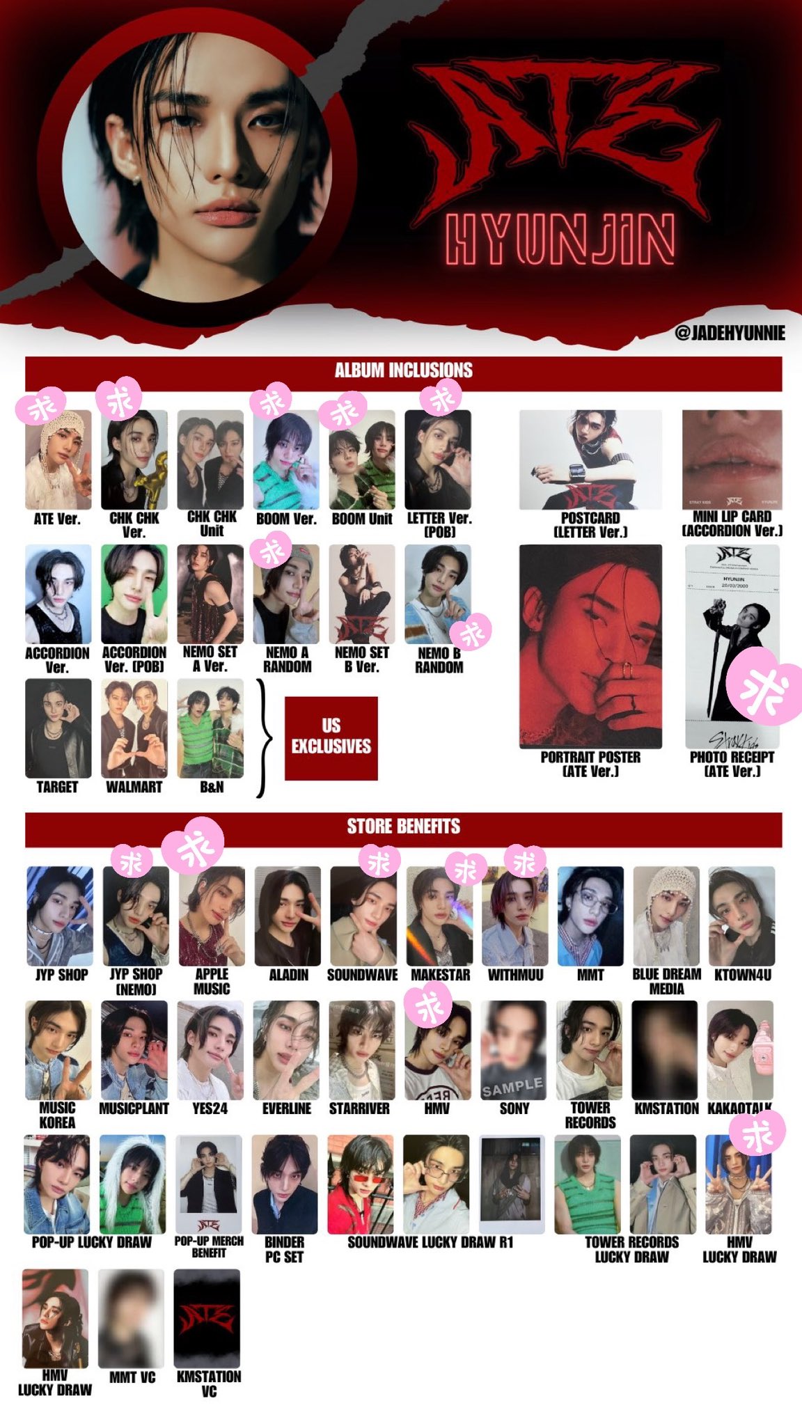 straykids スキズ ヒョンジン ATE サウェ ラキドロ トレカ② 【公式通販】