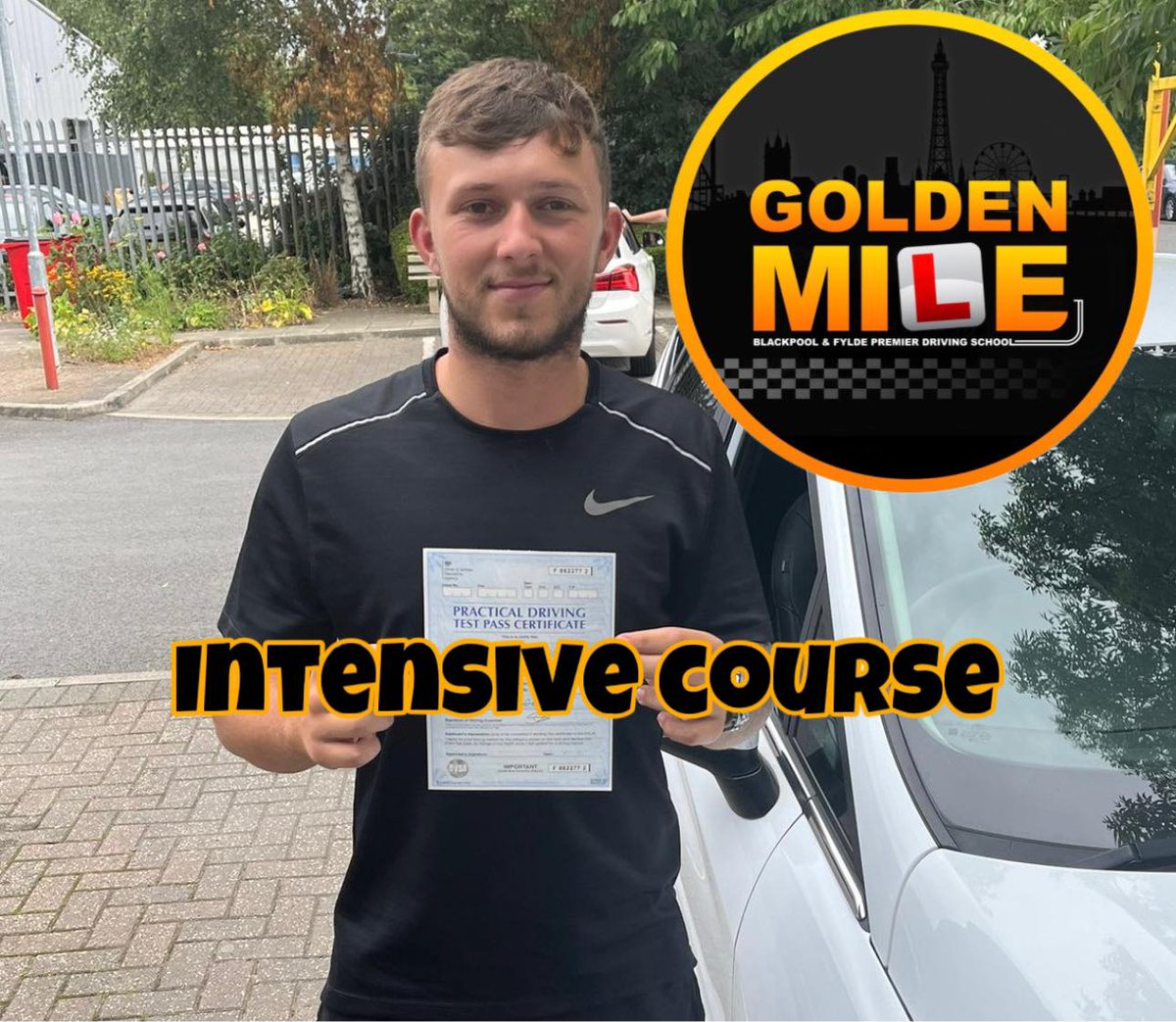 GoldenMileDrive's tweet image. Well done to Charlie who passed his driving test after completing a 5 day intensive course. 
goldenmiledriving.com
#intensivecourse #blackpool #passmefast #fasttrack #driving #drivingschool #drivinglessons