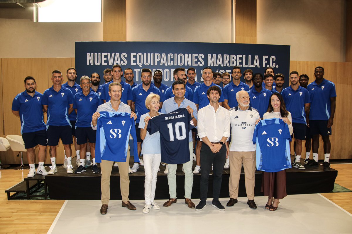 🙌🏽 Increíble presentación de <a href="/SB_Estates/">Sierra Blanca Estates</a> como nuevo main sponsor del club en EPIC Sport Center Marbella … ¡¡¡ 𝗽𝗼𝗿 𝘂𝗻 𝗰𝗮𝗺𝗶𝗻𝗼 𝗹𝗹𝗲𝗻𝗼 𝗱𝗲 𝗲́𝘅𝗶𝘁𝗼𝘀 !!!