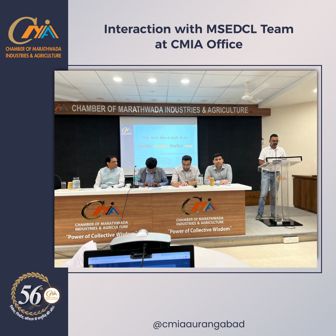 CMIAAurangabad's tweet image. &quot;Empowering Progress! CMIA&apos;s productive meeting with MSEDCL Team paves the way for resolving power-related issues in MIDCs. Together, we&apos;re working towards a brighter, more efficient future for industries in the region. #CMIA #MSEDCL #PoweringGrowth #MIDC #IndustryDevelopment…