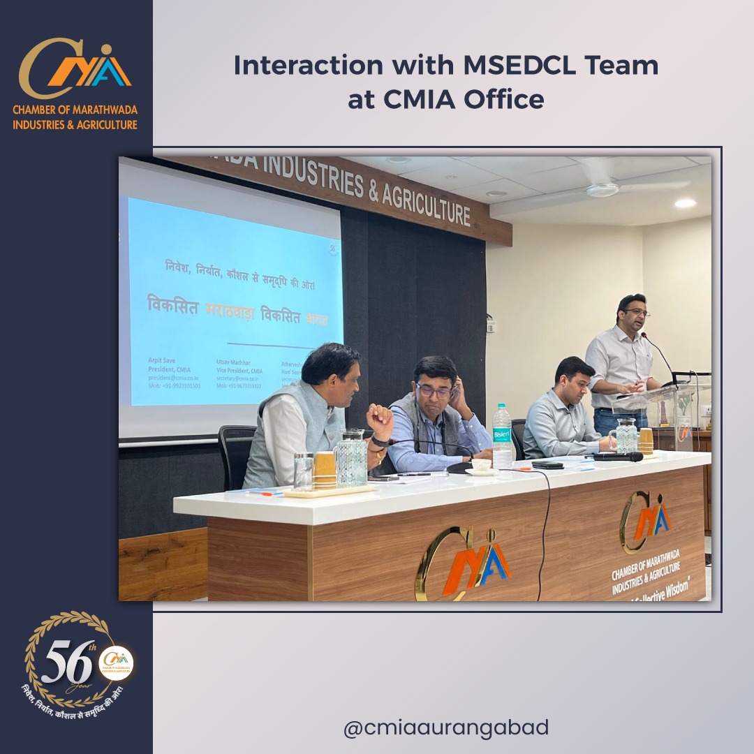CMIAAurangabad's tweet image. &quot;Empowering Progress! CMIA&apos;s productive meeting with MSEDCL Team paves the way for resolving power-related issues in MIDCs. Together, we&apos;re working towards a brighter, more efficient future for industries in the region. #CMIA #MSEDCL #PoweringGrowth #MIDC #IndustryDevelopment…