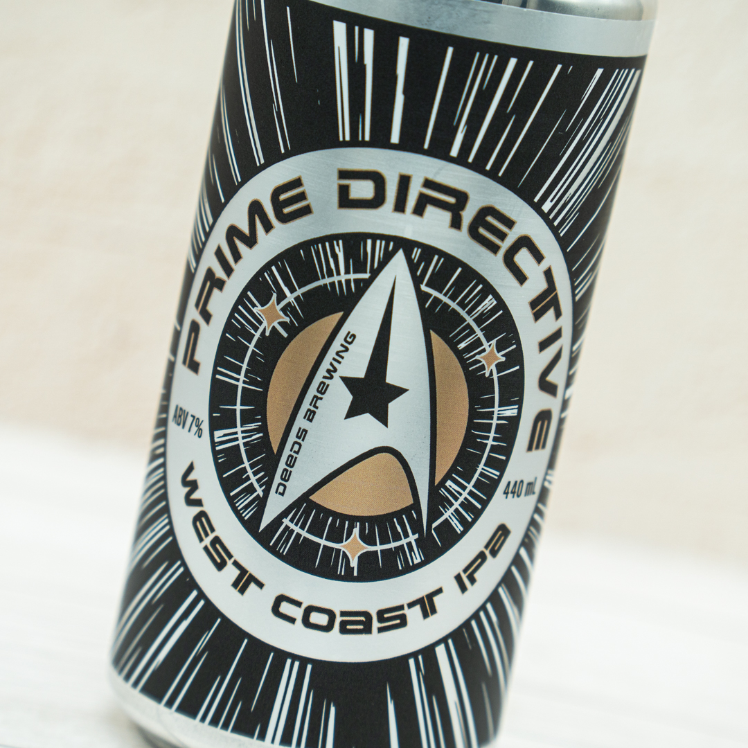 monki_beer's tweet photo. スター・トレックのエンブレムが描かれたラベル🚀
思いっきりそのまんまですね😅
ビール名も「最優先司令」という宇宙艦隊の規則みたいです。
スター・トレック通ってないのでよくわからないですが🤔
#deedsbrewing #craftbeer #クラフトビール https://t.co/NaOLY0zdhB