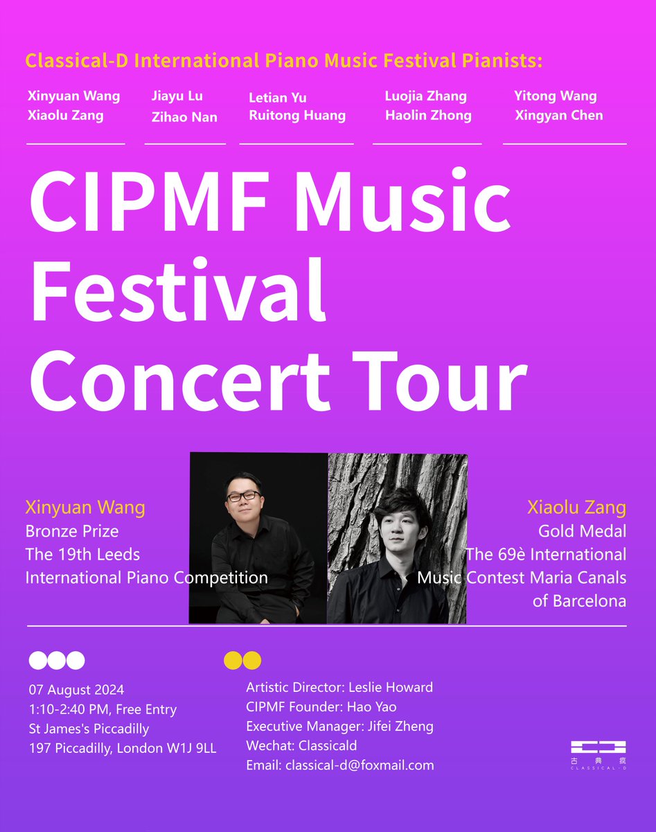 StJPiccadilly's tweet image. If you're near Piccadilly make your way to St James's for a amazing free recital at 1.10pm. CIPMF Piano Festival 2024 #piano #freemusic sjp.org.uk/whats-on/cipmf…