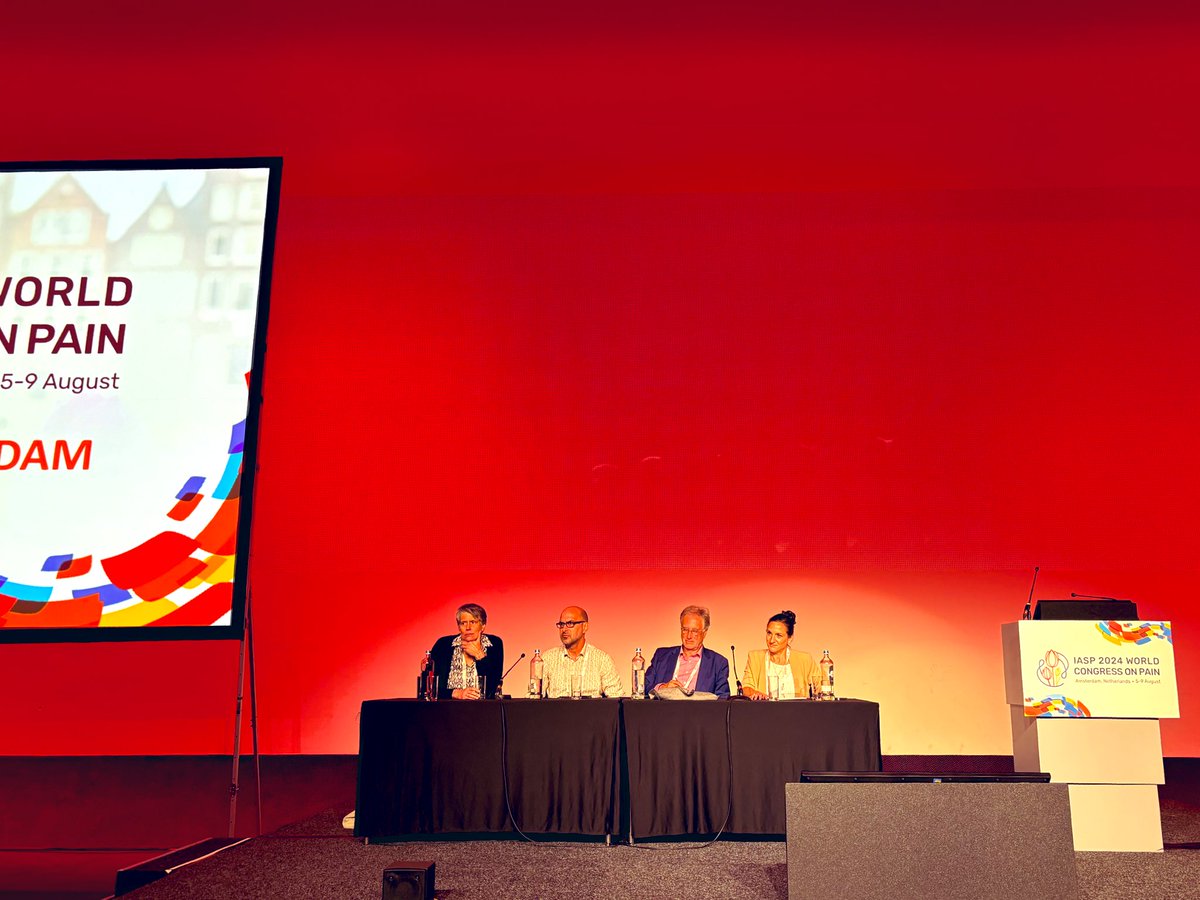 Laura Sirucek (@laurasirucek) on Twitter photo Fantastic, thought-provoking session on central sensitization by <a href="/WiebkeGandhi/">Wiebke Gandhi</a>, Rolf D. Treede, @head_like_egg, & Petra Schweinhardt. 🙏 #WC2024
Still curious about where CS terminology is heading, especially since writing for <a href="/PainResForum/">Pain Research Forum</a> on the topic (painresearchforum.org/news/207152-ce…) Fantastic, thought-provoking session on central sensitization by <a href="/WiebkeGandhi/">Wiebke Gandhi</a>, Rolf D. Treede, @head_like_egg, & Petra Schweinhardt. 🙏 #WC2024
Still curious about where CS terminology is heading, especially since writing for <a href="/PainResForum/">Pain Research Forum</a> on the topic (painresearchforum.org/news/207152-ce…)