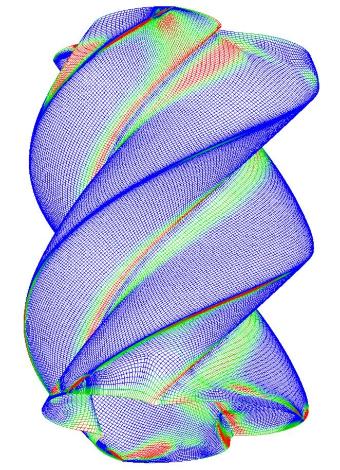 GridPromesh's tweet image. Cell skewness in structured grids is a critical metric for assessing the quality of a computational mesh. For an in-depth explanation, check out this video on skewness evaluation in GridPro: hubs.ly/Q02Kp1WC0
#CFD #ComputationalFluidDynamics #Mesh #Grid #Skewness #CAE