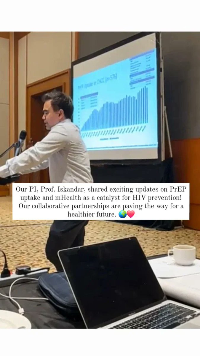 JomPrEP's tweet photo. Our PI, Prof. Iskandar, @RajaAzwa shared exciting updates on PrEP uptake and mHealth as a catalyst for HIV prevention! Our collaborative partnerships are paving the way for a healthier future. 🌍💙 https://t.co/tduKBtA8u7