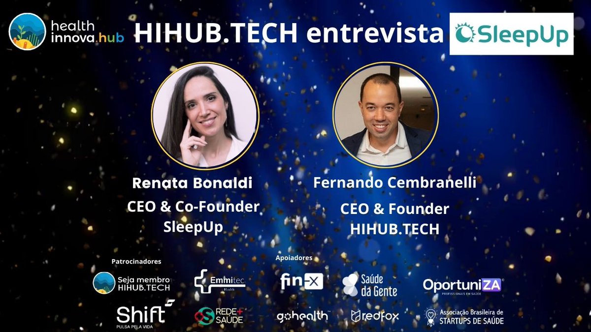 HealthTech SleepUp Acelera Expansão Internacional com Crowdfunding no Brasil 🇧🇷 e Internacional🌎✨HIHUB.TECH🌎Líderes Inovadores♾️Saúde🧬

Seja Membro✨HIHUB.TECH🌎Líderes Inovadores♾️Saúde🧬
hihub.in/SleepUpExpansã…