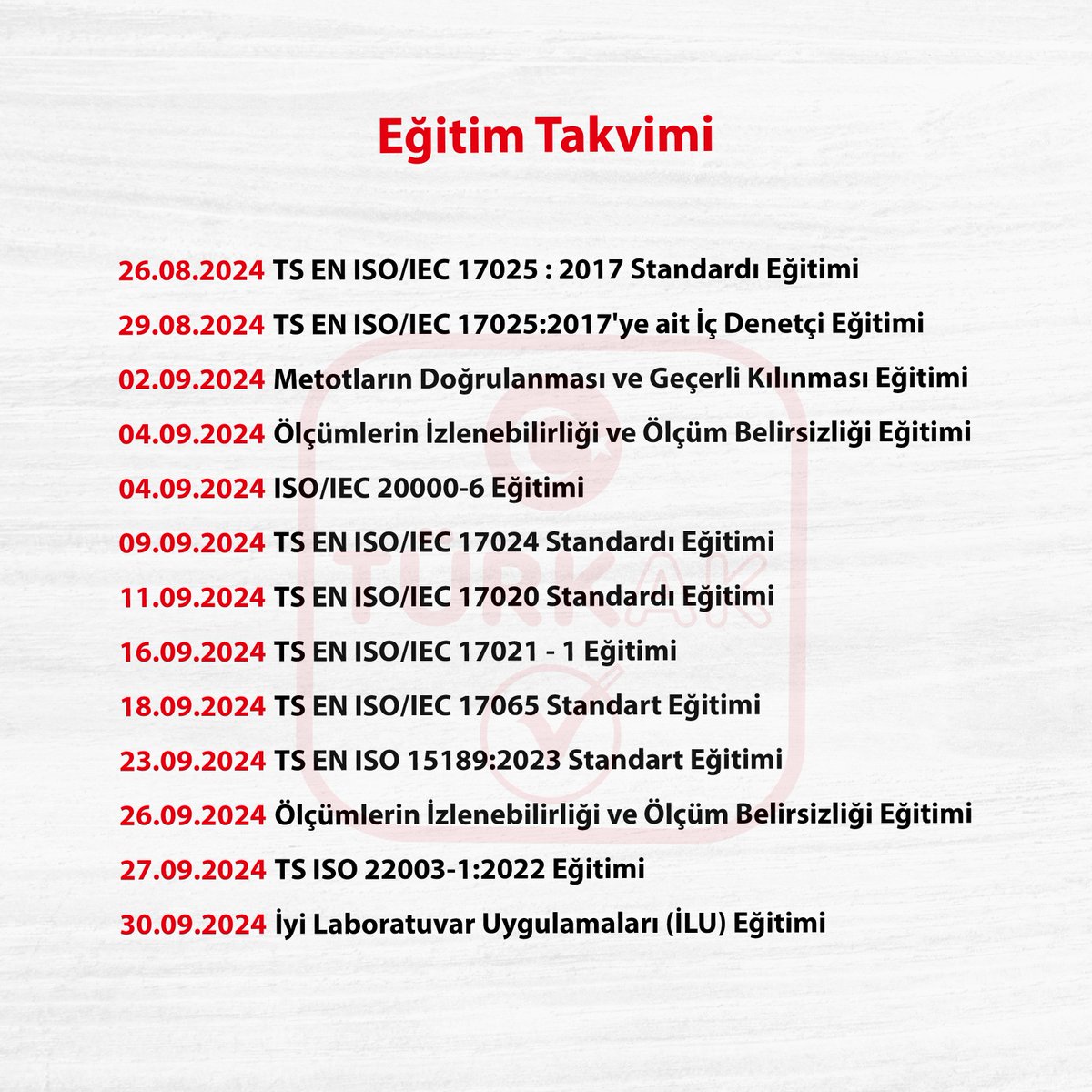 turkak's tweet photo. 📌 TÜRKAK eğitimlerine https://t.co/BnRiYyh3Pv adresinden ulaşabilir ve başvuru yapabilirsiniz. 

#akreditasyon #eğitim https://t.co/yi5EJUQS45