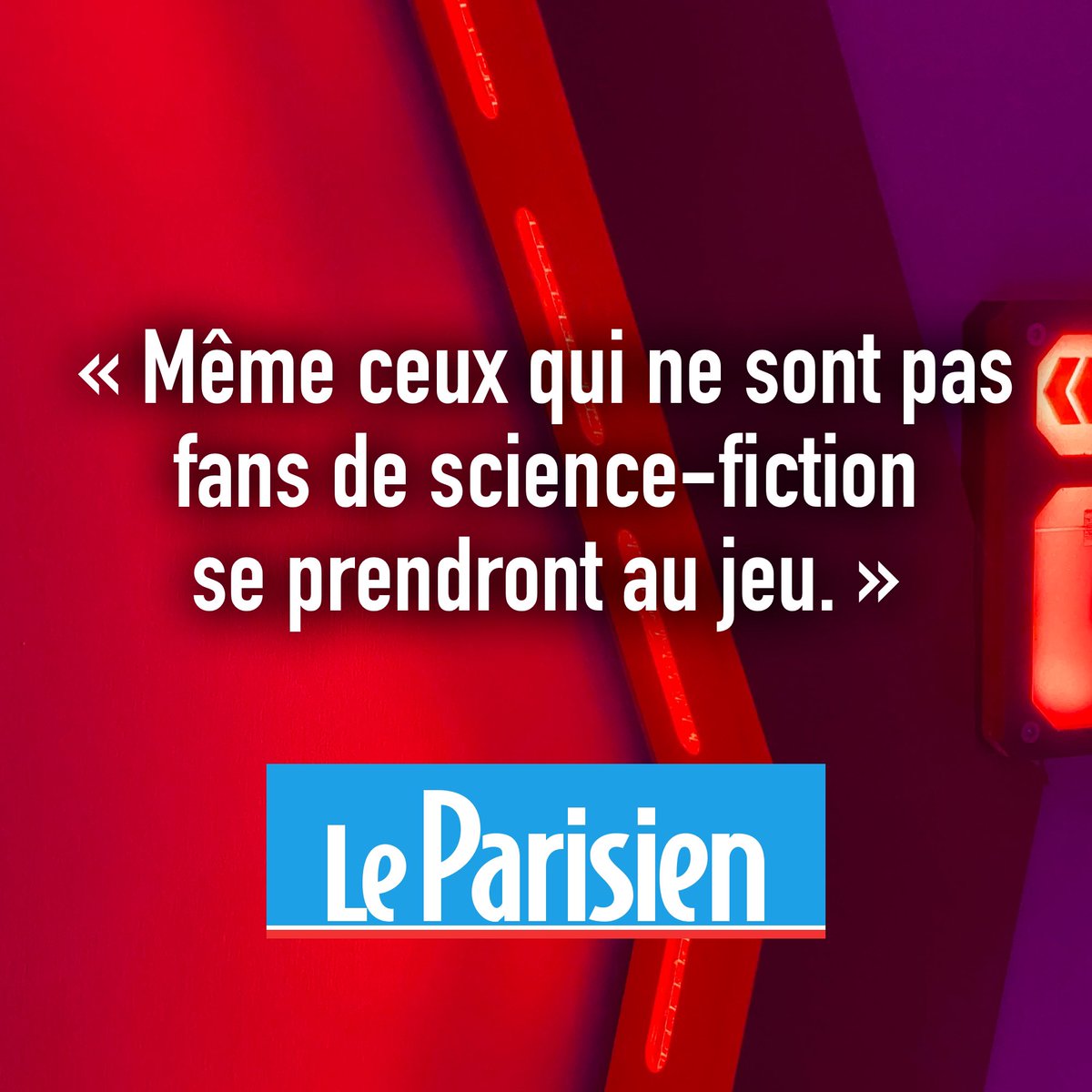 .<a href="/le_Parisien/">Le Parisien</a> est venu jouer notre salle Mission Galactique et ils ont adoré !

« La nouvelle salle de Majestic Escape Game est une très belle réussite. On a adoré cette plongée dans l’univers de la science-fiction »