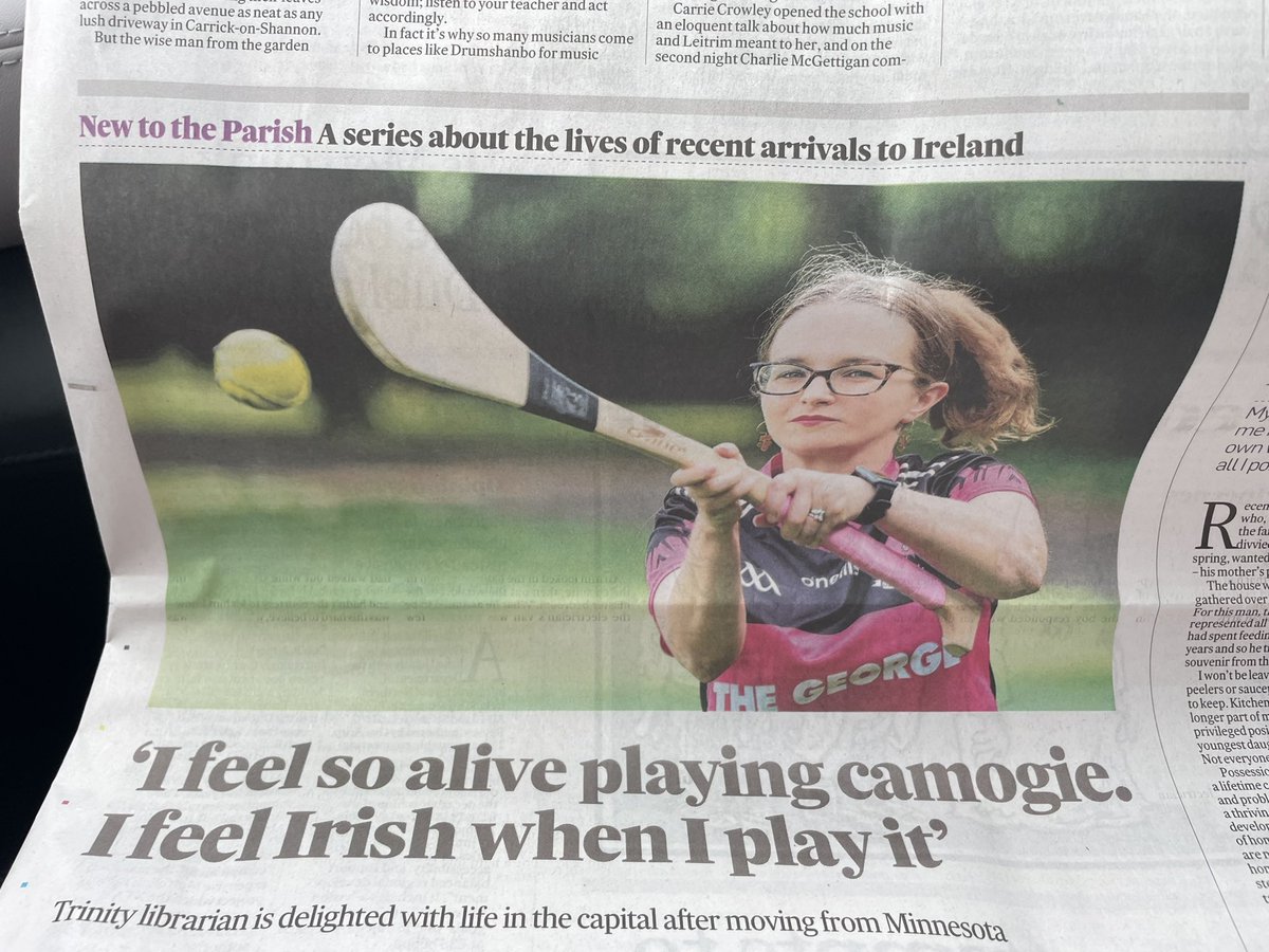 cathalmccauley's tweet photo. Nice to see a @tcdlibrary staff member featured in the @IrishTimes today. https://t.co/4R4RLRQrpp