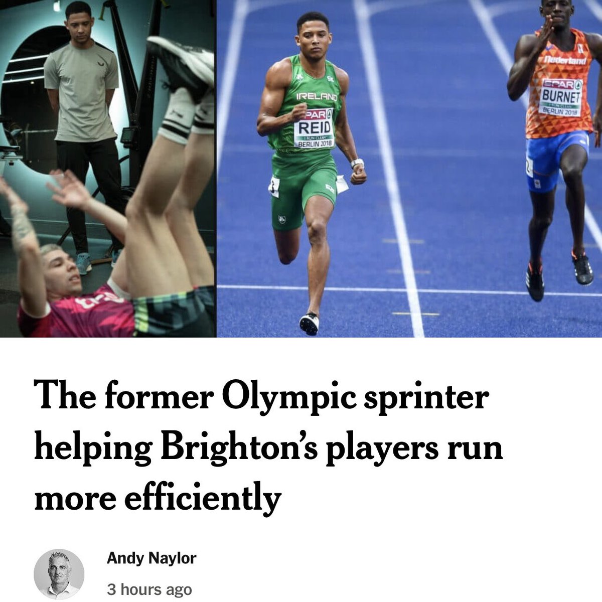 leonr200m's tweet photo. Lovely write up in @theathleticfc about some of my work with some of the boys at Brighton, even tho I live down here I’m actively working with players around the UK in different leagues. 

Thanks @AndyNaylorBHAFC for listening to me waffle 🤝🏾👍🏽 https://t.co/janS9tvmZb