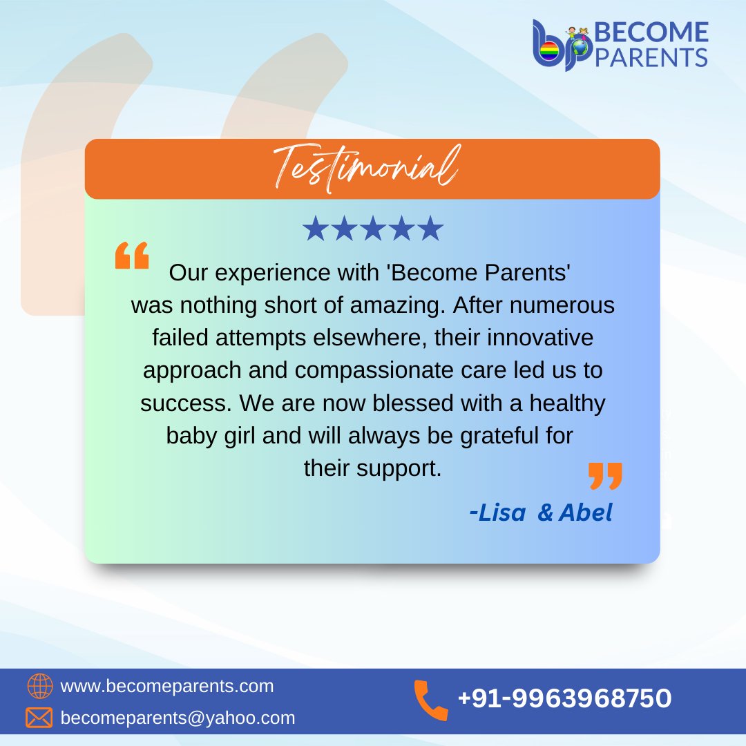 BPSurrogacy's tweet photo. Thank you Lisa &amp; Abel for choosing us, it is our pleasure to assist you on this journey of completing your family.

Visit: https://t.co/obkJu5GA8J

#ParenthoodJourney #surrogacyjourney #gaycouplessurrogacy #surrogacyformen #surrogacy #surrogacyprocess #surrogacyislove #parenthood https://t.co/FnWL0PK0YY