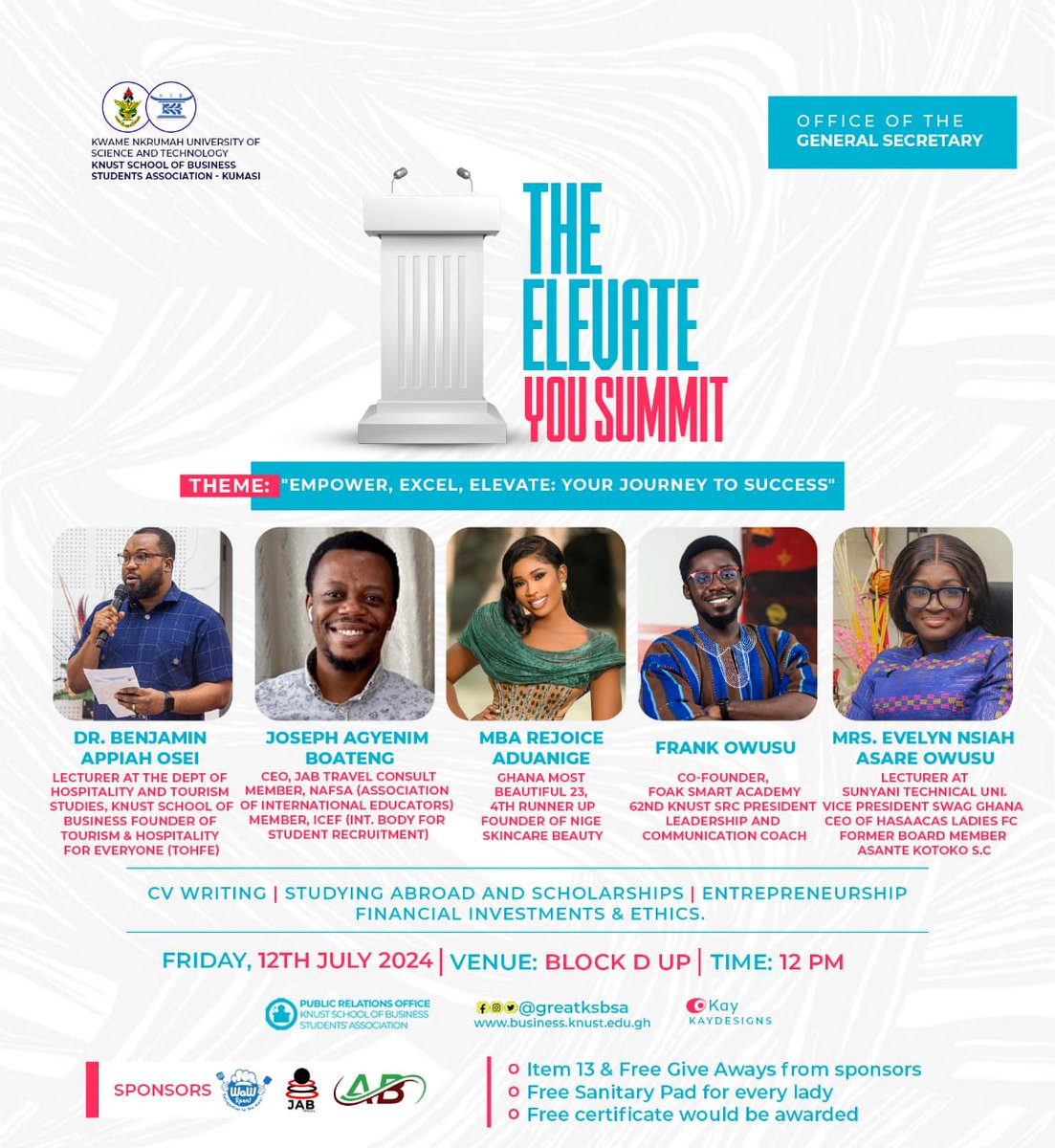 KaydesignsMedia's tweet photo. We did It! Celebrating the success of the Elevate you Summit with amazing designs I did. The accomplishments of these flyer designs stay with me forever💫
#EmpowerExcelElevate #ProgramReflection #SuccessMindset #ProgramComplete #Flyerdesign #flyergraphicsdesigner https://t.co/OveceBFcw8