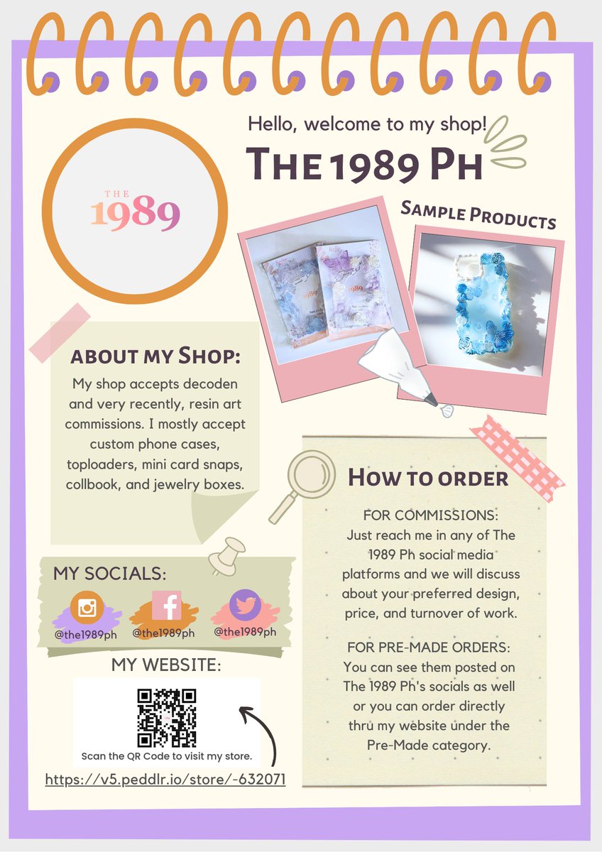 ♡ the1989 ♡ decoden & resin toploader commissions tweet media