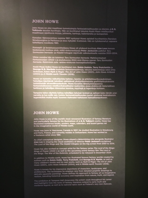 jaanakris's tweet image. Visited an exhibition of Art of John Howe in #Tamperetalo. Loved it! One of the best exhibitions I have been! Go there if you can!
Thread!
#theartofjohnhowe #johnhowe #johnhowentaidetta #lordoftherings #lotr #artexhibition #taidenäyttely #dragons #drawings #paintings #medievalart