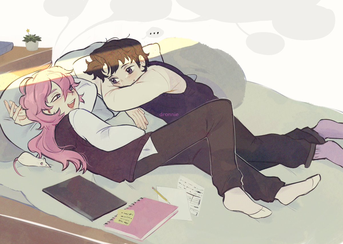 omg they were roommates….

#oc #dronnieoc