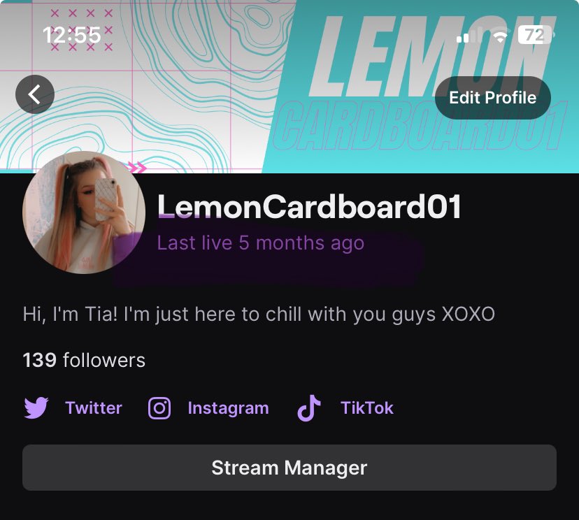 tiacooper2001's tweet photo. Should I make a return to streaming? Ngl I miss it a lot 🥲💕 https://t.co/CcSTb2HZmZ