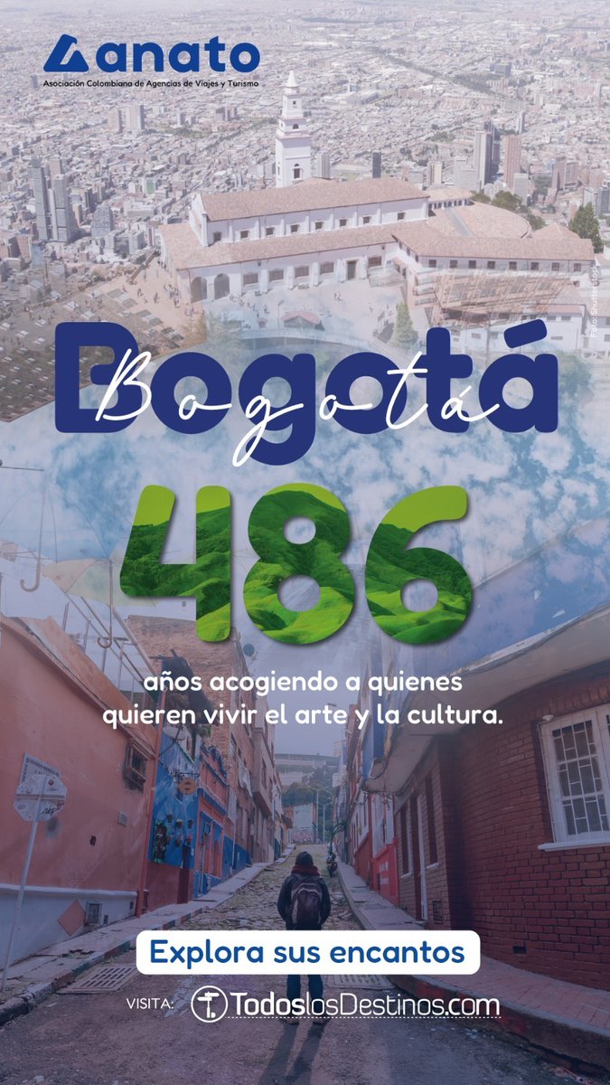 Hoy le deseamos un feliz aniversario 🎉 a <a href="/Bogota/">Alcaldía de Bogotá</a>, 🌆 que acoge a todos los colombianos y se destaca por su cultura, historia y gastronomía. 🍽️

➡️Exaltamos la labor de promoción que realizan las #AgenciasdeViajes para dar a conocer el destino a nivel nacional e internacional.