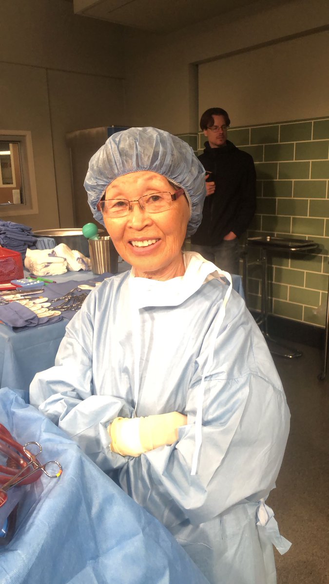 thisisloveshow's tweet photo. Nurse BokHee is in the background of every season of Grey’s Anatomy. She’s become one of the show’s most beloved characters – but she's only had a few lines. New today: https://t.co/UKtiGOdlgE https://t.co/lrmvgDKoY9