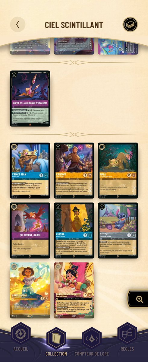 LorcanaFr's tweet image. 🔥Mise a jour de l'application officielle 🔥

L'application est à jour et contient maintenant les cartes du set 5 avec les promos et enchantées!

#lorcana #app #set5