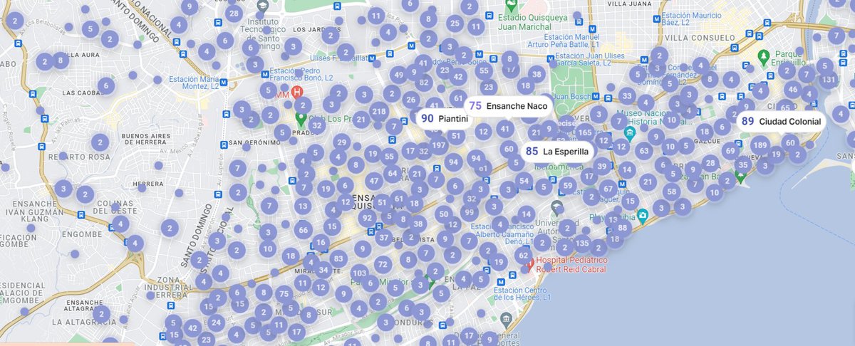 CharlesDMaro's tweet photo. Airbnb: el gigante silencioso.

Aunque Airbnb aumenta los ingresos de muchos propietarios, también es innegable que está generando un gran problema con los precios de alquiler.

En el mapa se ven las ofertas de Airbnb solo en el Distrito Nacional. https://t.co/ldCWFGpVGI