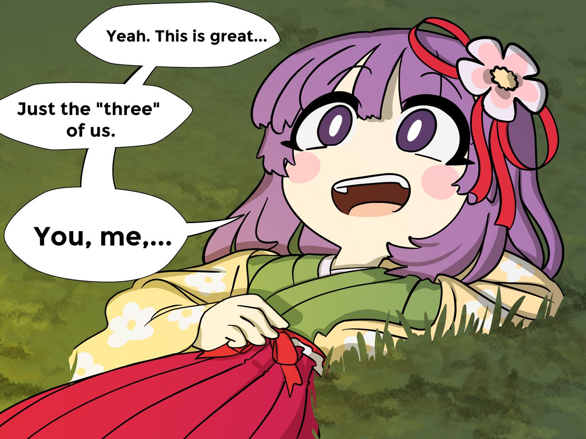 JNafuda's tweet photo. #稗田阿求 #本居小鈴 #東方project #touhouproject 
Two best friends enjoying the sunset together. https://t.co/hzemNdHikx