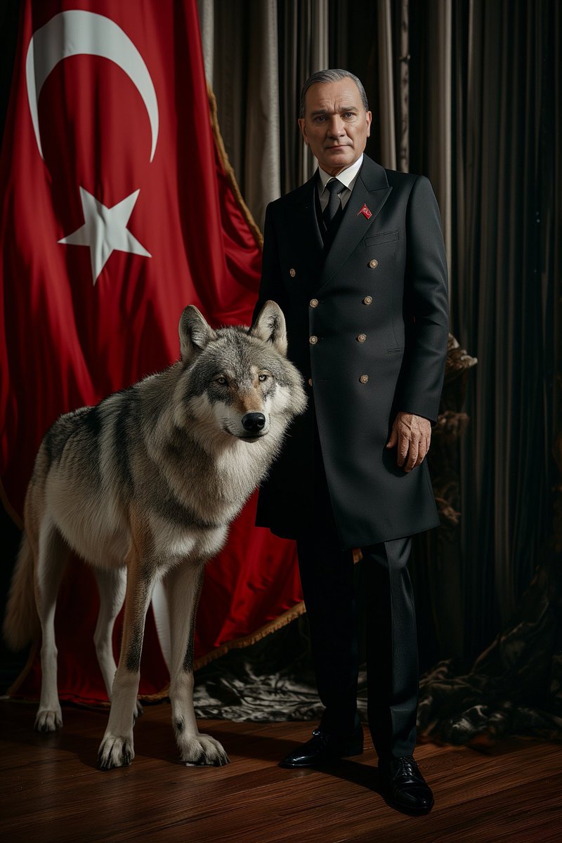 Mustafa Kemal köşeye sıkıştırılmış soylu bir kurt gibi dövüşüyordu.

| Bozkurt - H.C. Armstrong