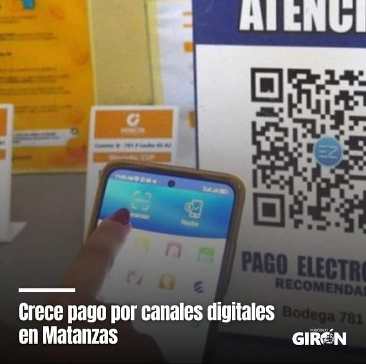 Buenos días #Cuba, buenos días #Matanzas.

Al cierre de junio un total de 214 000 clientes poseían tarjeta Multibanca en Matanzas, indicador que se incrementa con respecto a igual período del año anterior.

Conozca detalles en #PeriodicoGiron:
giron.cu/2024/08/06/cre…