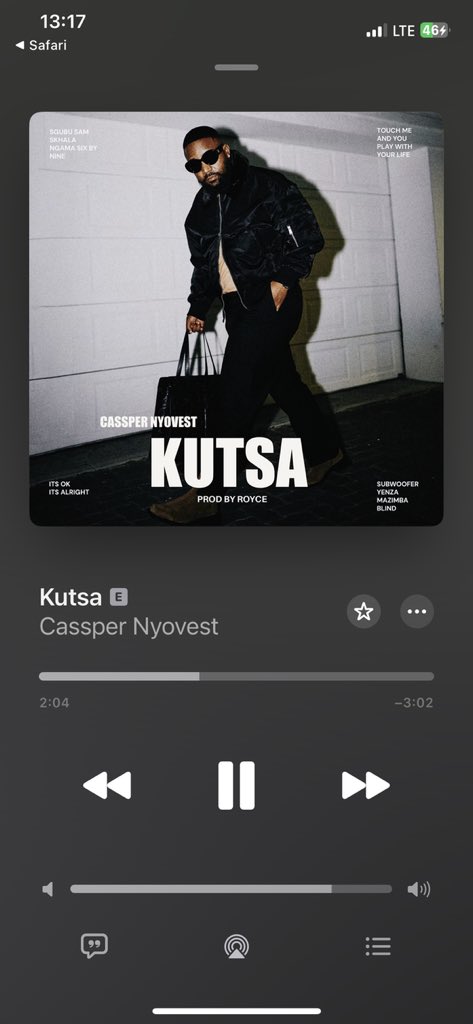 TheAudioLabSA's tweet photo. This long weekend will be jamming to #Kutsa by cassper Nyovest 😎🔥🔥 #KutsaDanceChallenge 

Please do check it here and let’s dala the dance challenge gobe monate 😝🔥

🔗: https://t.co/qUTx3CTDbL https://t.co/BVc3s29IuQ