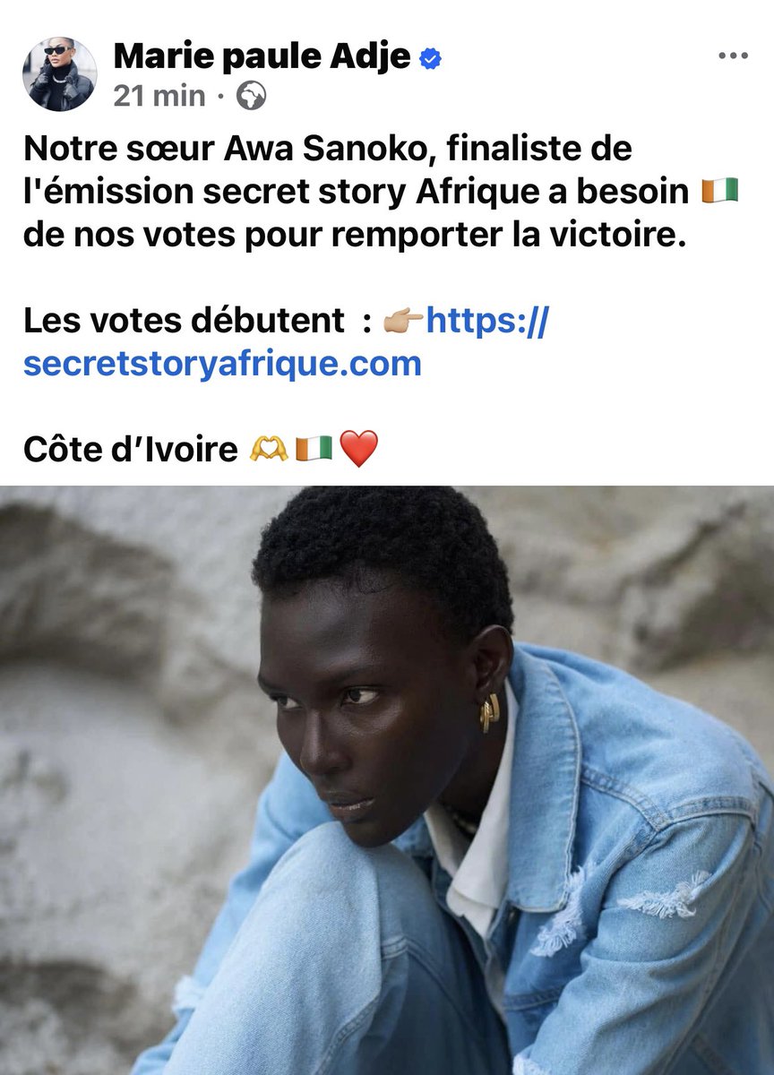 FEffossou33629's tweet photo. Cรดtรฉ soutien et solidaritรฉ lร laisser ๐ต๐ต๐ฅฐโค๏ธ๐ฅฐโค๏ธ#SecretstoryAfrique https://t.co/ROJWqCK0Sq
