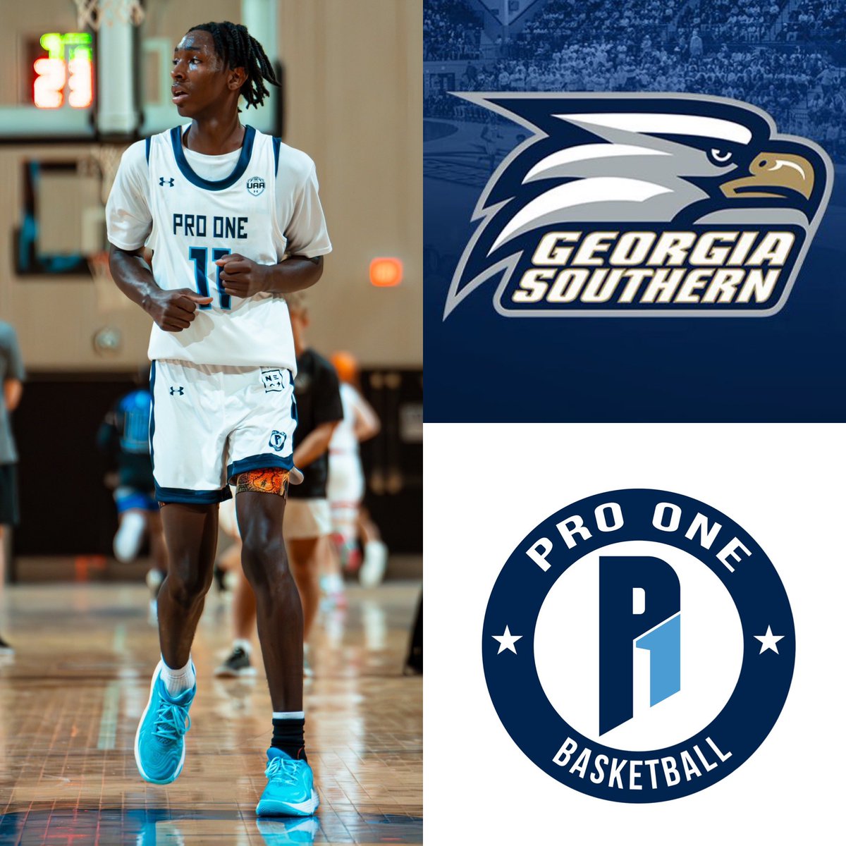 Pro1Basketball's tweet image. Congrats to 2025 @_jaydenwilliams on his official offer from @GSAthletics_MBB !  

#ProOneBasketball | #BeOne | #RunProOne