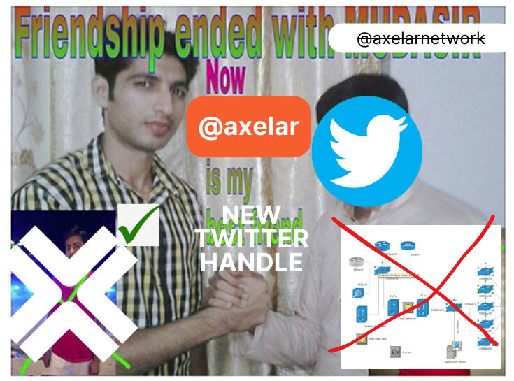 axelar's tweet photo. New handle, who dis? https://t.co/rP6UEBK1Zf