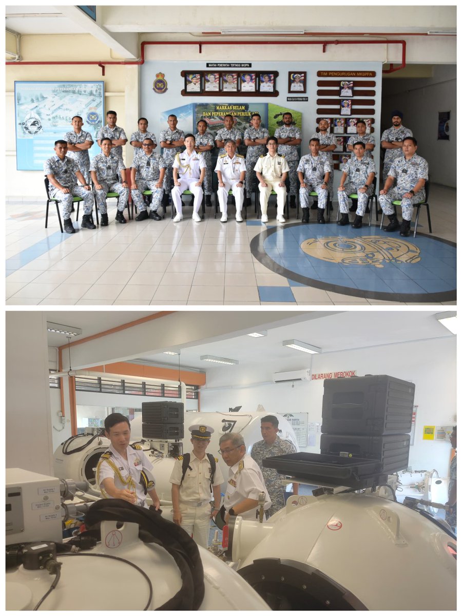 Laksma Dr Tay Yap Leong, Panglima Selam dan Peperangan Periuk Api (PANGSEPPI) menerima kunjungan hormat daripada wakil Deputy Defense Attache, Kedutaan Jepun di Malaysia Commander Yawata Ryosuke dan Commander Kono Taro (Coast Guard Advisor).

<a href="/MPA_Barat/">HQ Western Fleet</a>