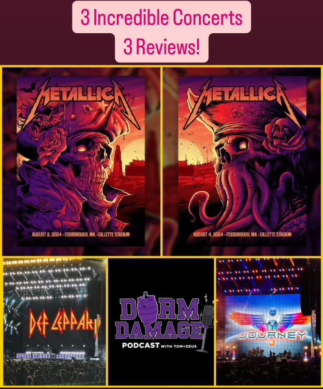 SIOLoudcast's tweet photo. 🚨NEW EPISODE! On the latest episode of Dorm Damage, we discuss Tom’s epic weekend of concerts! 

He saw 2 @Metallica shows at @GilletteStadium and then @JourneyOfficial and @DefLeppard at @fenwaypark!

And of course, there is @kiss talk!

CHECK US OUT!👇🏻 https://t.co/B9Gfylsiaa https://t.co/PjCWDjOYnT