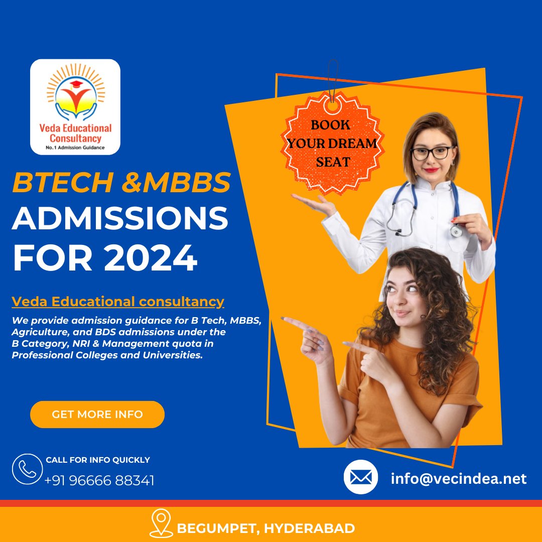VedaEducational's tweet photo. We provide Admission Guidance
B Category, Management and NRI Quota
Admissions in all top colleges in Ts
Follow Veda Educational Consultancy 
#mbbs #neet #doctor #medical #medicine #medicalstudent #medico #doctors #aiims #mbbsstudent #mbbslife #medschool #neetug #biology #anatomy https://t.co/AUQOAIkrGd