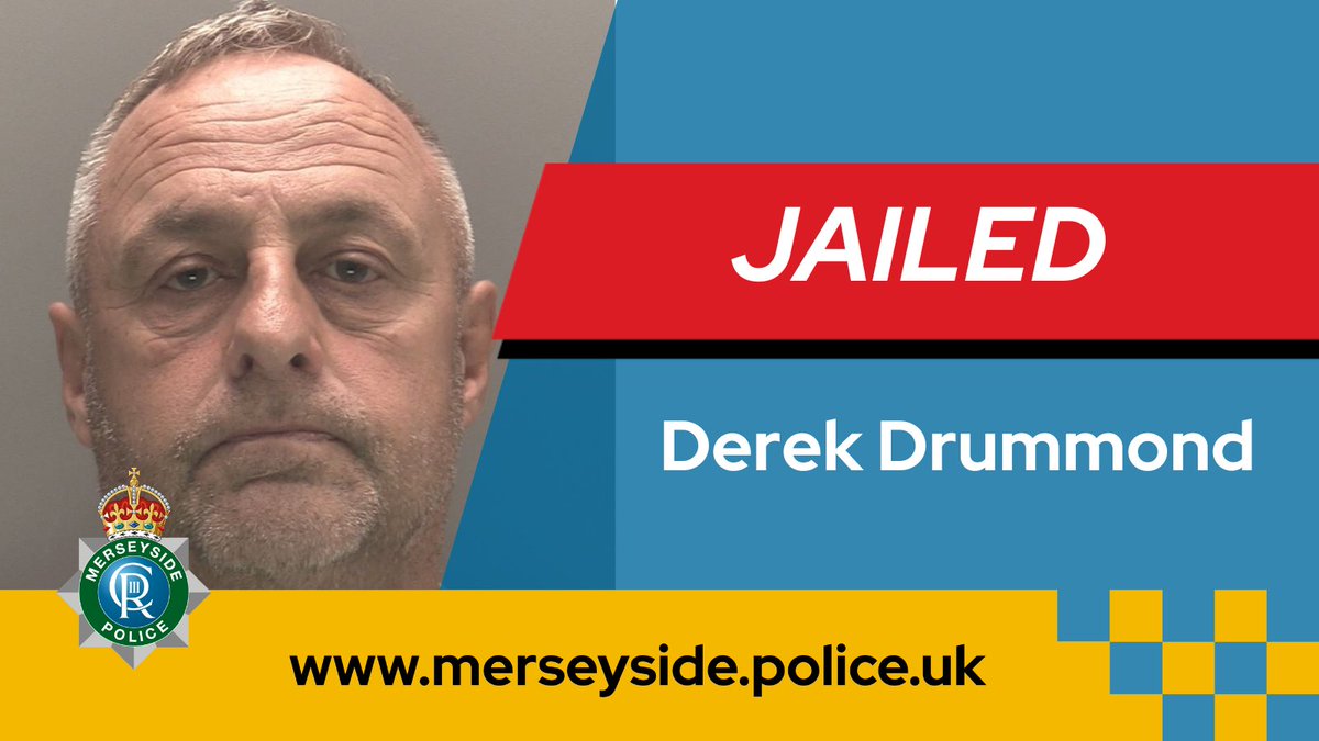 MerseyPolice's tweet photo. A man who punched a police officer in the face during disorder in Southport last Tuesday will tonight begin a three year jail term. Derek Drummond, 58, of Pool Street, Southport, was jailed today. Read more here: https://t.co/AK2yMMUUKF https://t.co/tIEqsPFPD7