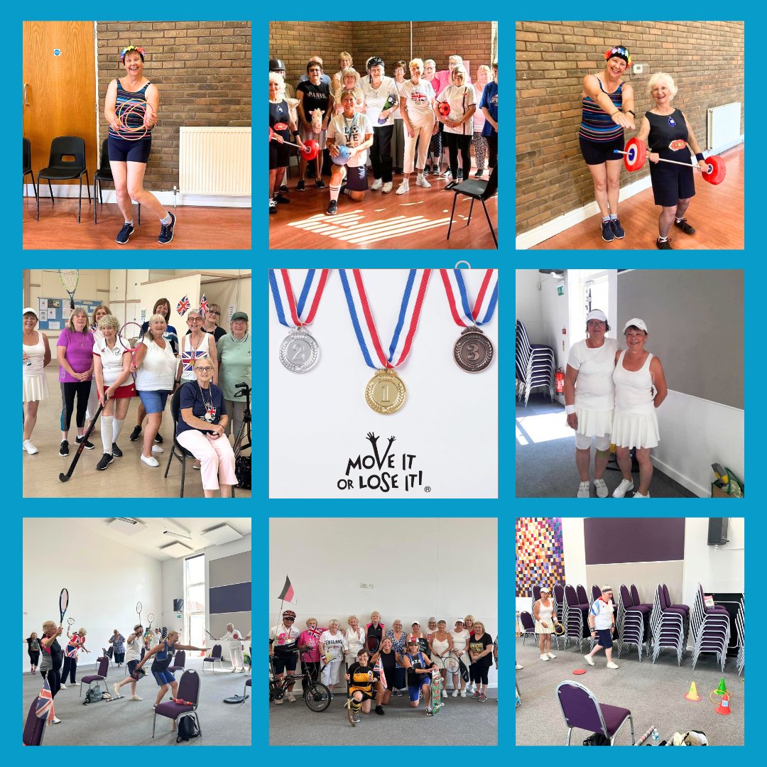 How wonderful do the #MoveitorLoseit class members in Wickford &amp; Rayleigh, Essex look with their Olympic themed classes this week? We love the fancy dress attire.😊🥇
#HappyAgeing #ActiveAgeing #HealthyAgeing #Olympics2024 <a href="/RebeccaAdlingto/">Rebecca Adlington</a>