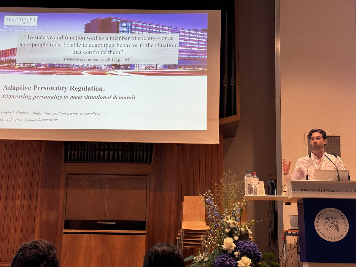 Yavor Dragostinov (@ydragostinov) on Twitter photo Fascinating talk by <a href="/David_J_Hughes/">Dr. David J. Hughes</a> as part of a great symposium on Personality at work #ecp21 Fascinating talk by <a href="/David_J_Hughes/">Dr. David J. Hughes</a> as part of a great symposium on Personality at work #ecp21