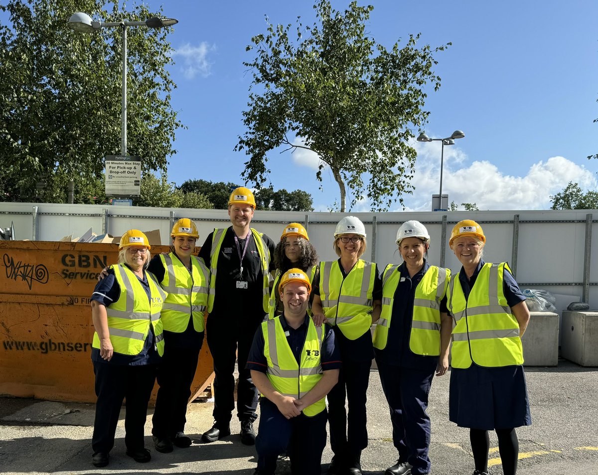 Team walk round in prep of opening our new ED front door at Barnet. We are all delighted that this build will bring a bigger waiting room and a dedicated UTC and SDEC space for our patients. Very exciting times ahead 🎉<a href="/DeborahBalkwill/">Deborah Sanders RN💙</a> <a href="/bevthomas66/">Bev Thomas</a> <a href="/YvonneGoddard5/">Yvonne Goddard</a> @lukeybrown1991