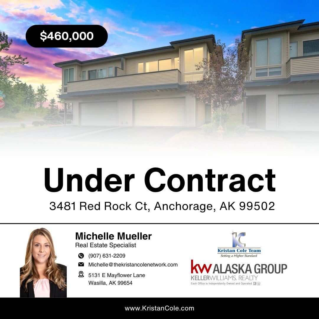 KCN_Worldwide's tweet image. Our Buyer is now Under Contract! 

Planning to sell or buy real estate? Get in touch with Michelle Mueller!

☎️ (907) 631-2209 
📧 Michelle@thekristancolenetwork.com
🌐 kristancole.com

Check  your home value -&amp;gt; kristancole.com/home_value

#PropertyClosing