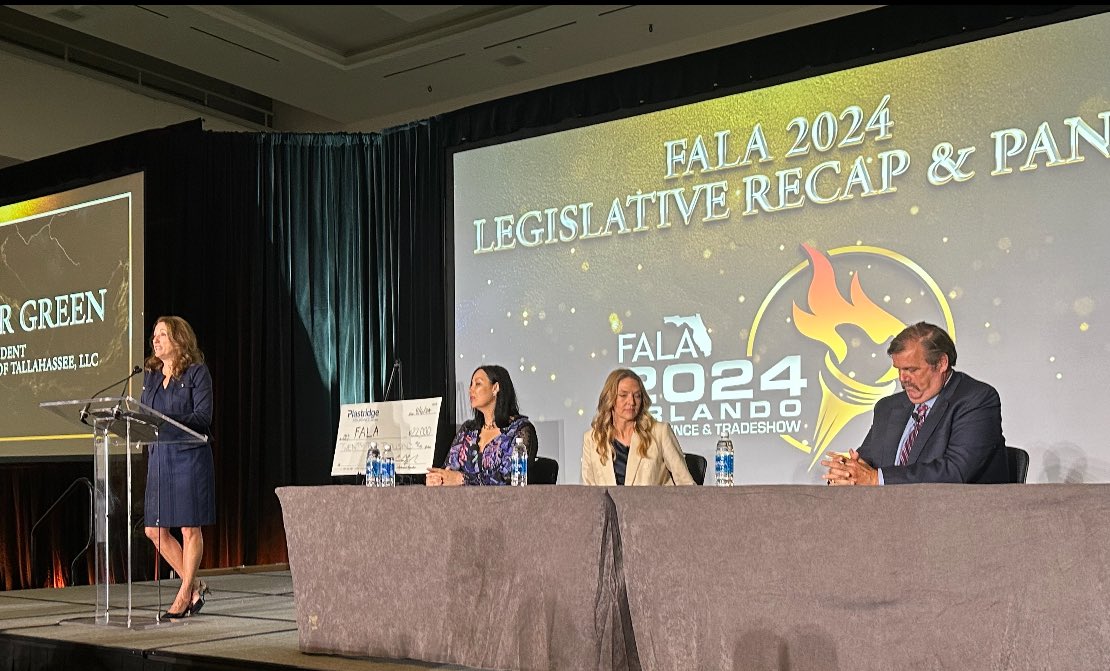 Liberty Partners (@libertypartners) on Twitter photo Our firm President <a href="/JenniferJGreen/">Jennifer J. Green</a> moderated the 2024 leg panel at the FALA Conference with legislative champion award winner <a href="/JenniferCanady_/">Jennifer Canady</a> <a href="/FHCA/">FHCA</a> CEO Emmett Reed and <a href="/FALASOURCE/">Florida Assisted Living Association</a> CEO <a href="/Bijou_Ikli/">Bijou</a> #StrongerTogether Our firm President <a href="/JenniferJGreen/">Jennifer J. Green</a> moderated the 2024 leg panel at the FALA Conference with legislative champion award winner <a href="/JenniferCanady_/">Jennifer Canady</a> <a href="/FHCA/">FHCA</a> CEO Emmett Reed and <a href="/FALASOURCE/">Florida Assisted Living Association</a> CEO <a href="/Bijou_Ikli/">Bijou</a> #StrongerTogether