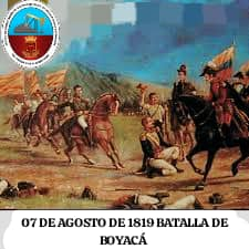 GNB_Petrolera's tweet photo. #07Ago La batalla de Boyacá, también conocida como la batalla del Puente de Boyacá, fue la confrontación más importante de la guerra de independencia de Colombia que garantizó el éxito de la Campaña Libertadora de Nueva Granada. https://t.co/wVNgQJp4yG