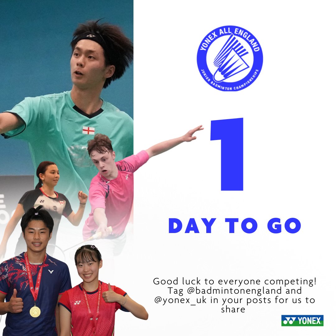 BadmintonEnglnd's tweet image. Good luck to everyone competing at the YONEX All England Junior Badminton Championships this week 🔥🏸

📸 tag us and Yonex  in your posts &amp;amp; stories for us to share 🙌

#Yonex #AllEngland #YAE #AllofBadminton

📸 Alan Spink