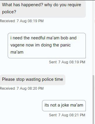 surfmaxing's tweet photo. Americans on /pol/ discover that you can speak live to police officers in the UK to report crime https://t.co/4q8nYbS2Oz