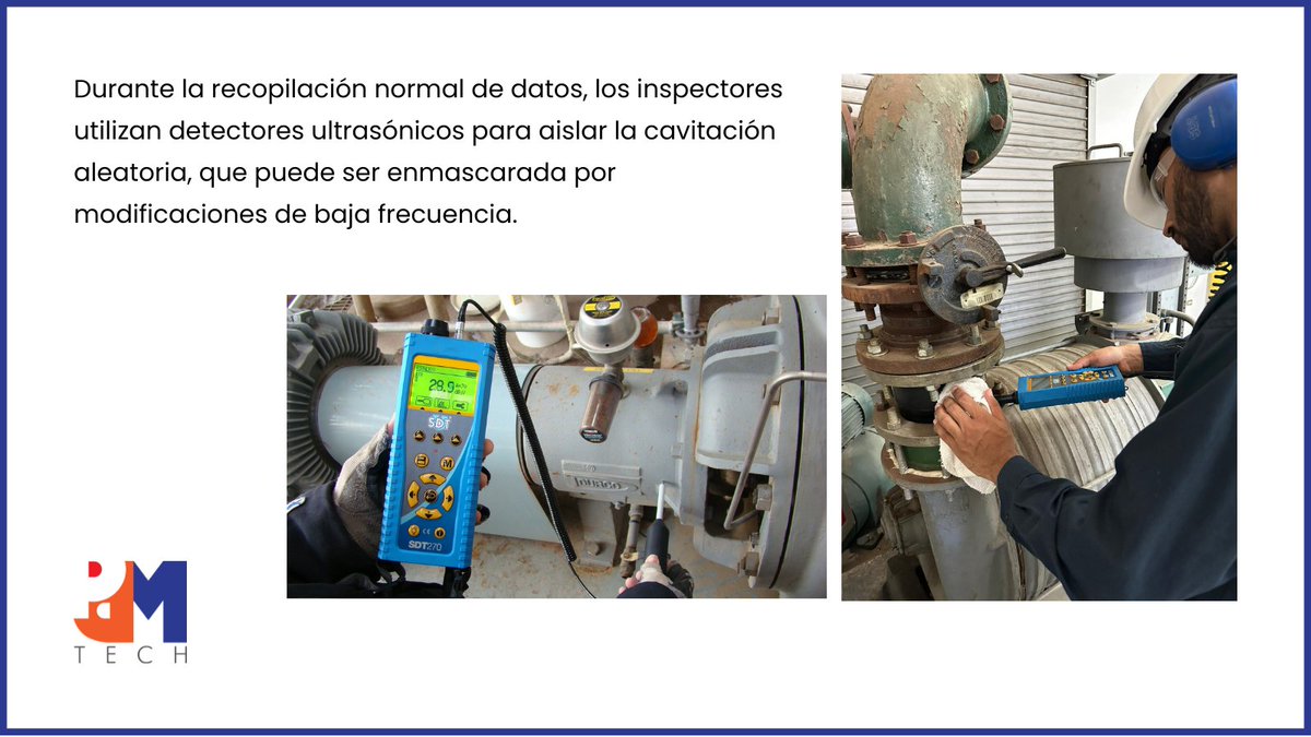 PdMTechUSA's tweet photo. Los daños por cavitación pueden variar desde unas pinzadas menores hasta un fallo catastrófico. La detección temprana con ultrasonido y la implementación de soluciones preventivas evitará daños a largo plazo y el tiempo de inactividad innecesario | #cursos #reliabilitysoftware https://t.co/ivKpLdWqDI