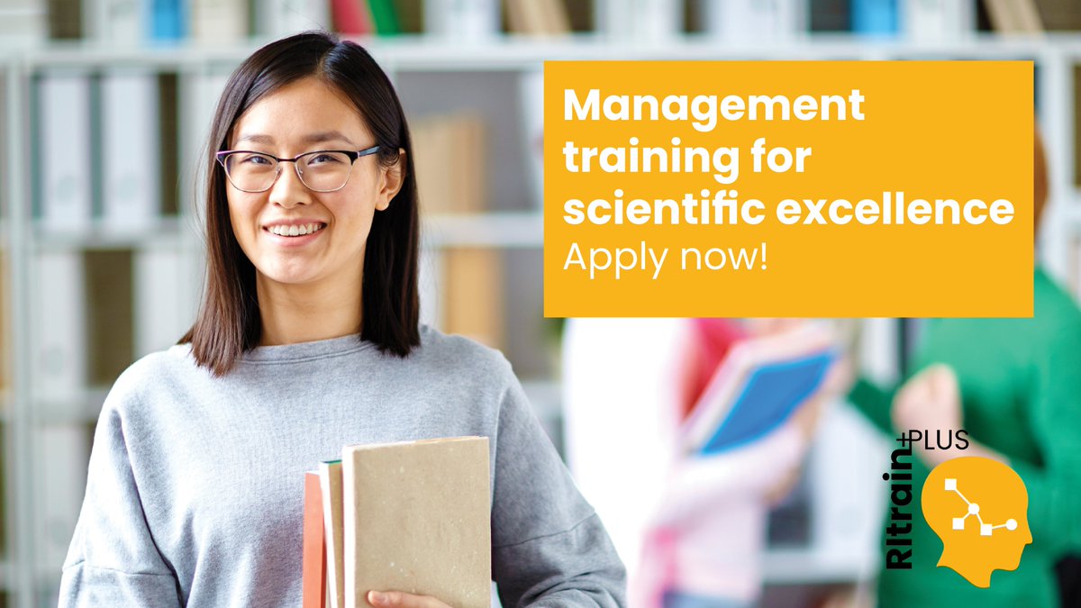 The RItrainPlus management training programme is here to improve the managerial skills of professionals working in RIs or CFs 💡The programme includes seven short courses – apply to all or pick what is relevant for you! 

Read more &amp; apply by 9 September: bit.ly/3WzrbE5